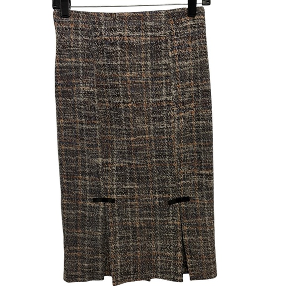 Chic Tweed Pencil Skirt - Picture 1 of 2